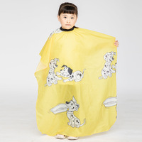 Cape de barbier écologique à motif de dessin animé pour enfants Cape de coiffure antiadhésive imperméable pour salon de coiffure pour enfants