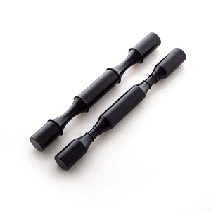 Matt-Schwarzes Metall Wandmontiertes Weinregal für 2 Flaschen Einzel- & Doppel-Display-Stifte System 5L Kapazität für Weinflaschen Kartonverpackt - Product Image 2