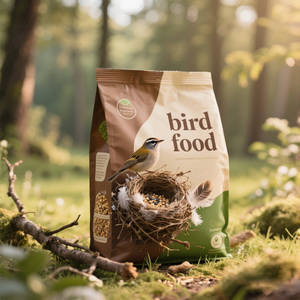 Custom Design <strong>20kg</strong> 25kg Reusable <strong>Bird</strong> <strong>Seed</strong> Flat Bottom Pouch <strong>Seeds</strong> Wild <strong>Bird</strong> Pet Snack Food Packaging Bags - Product Image 3