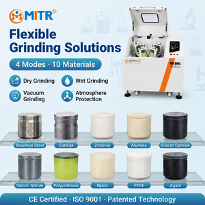 Broyeur à billes planétaires sous vide MITR, machine de broyage <span class=keywords><strong>nano</strong></span> de laboratoire avec protection atmosphérique à gaz inertes - Product Image 1