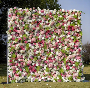 Parete di Fiori Artificiali per Decorazione di Negozi di <span class=keywords><strong>Abbigliamento</strong></span> di Tendenza, Allestimento Ingresso - Product Image 2