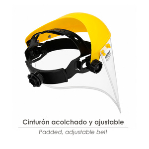 Visiera Protettiva Trasparente in Policarbonato con Cinturino - Product Image 3
