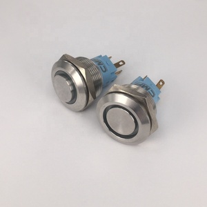 Cmp bi-colour 5A LED ánh sáng chuông cửa <span class=keywords><strong>push</strong></span> <span class=keywords><strong>button</strong></span> chuyển momentary ON-OFF Red & màu xanh lá cây không thấm nước IP67 kim loại 12V cho thiết bị nhà - Product Image 6