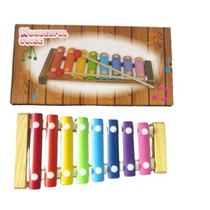 Xylophone professionnel <span class=keywords><strong>en</strong></span> bois pour enfants, avec clés <span class=keywords><strong>en</strong></span> <span class=keywords><strong>métal</strong></span>, mini piano, <span class=keywords><strong>percussion</strong></span> éducative, vente <span class=keywords><strong>en</strong></span> gros, 6 pièces - Product Image 1