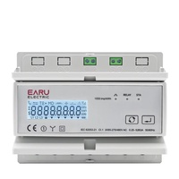 Tuya WiFi ZigBee Triphasé Bidirectionnel Énergie KWh Compteur Moniteur Wattmètre Support Modbus RTU 3*85/190V ou 230/400VAC