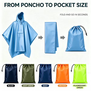 Tenda Multifunzionale Tre-in-Uno per Esterni, Riutilizzabile, Leggera, in Poliestere, per Escursionismo, Alpinismo, Campeggio, Compatta - Product Image 3