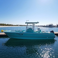 YAMANE 8.50M 28FT Bateau de sport en fibre de verre, Yacht de pêche en fibre de verre, Bateau de sport à console centrale