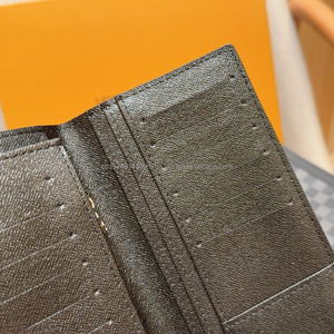 <b>Men's</b> Luxury Designer Stylish Lvs Black <b>Leather</b> Clutch Money <b>Purse</b> Slim Wallet And Portable Toiletry Bag 2 in 1 <b>for</b> <b>Men</b> - Product Image 3