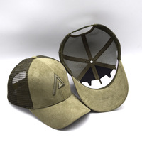 Gorras Trucker Personalizadas de 6 Paneles, de Gamuza y Malla de Lujo, con Logotipo Bordado en 3D, Ajustables, para Hombre y Mujer, al por Mayor