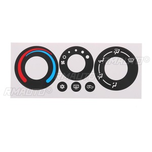 Autocollant de réparation pour bouton de commande de climatisation de voiture, pour Chevrolet Equinox Pontiac Torrent 2005-2006, autocollants intérieurs pour voiture - Product Image 3