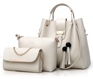 4 pièces/ensemble de sac à bandoulière grande capacité pour femmes sac à main pour femmes sac fourre-tout pour femmes sac à main à la mode vente en gros - Product Image 3