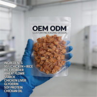 Friandises pour chiens personnalisées OEM ODM : Dés de poulet riches en protéines, sans céréales, pour la santé de la peau et du pelage, friandises à mâcher pour animaux de compagnie, poulet pur et naturel