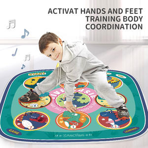 Estera de baile de música eléctrica de algodón de 2cm <span class=keywords><strong>para</strong></span> niños, estera de juego de Canto de dinosaurio de dibujos animados interactivos <span class=keywords><strong>para</strong></span> juegos de padres e hijos - Product Image 4