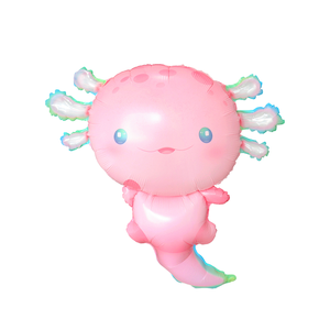 Globo de papel de aluminio Axolotl <span class=keywords><strong>Ambystoma</strong></span> Maculatum Globos mate Mylar Ocean Theme Ins Hot Kids decoración de fiesta de cumpleaños - Product Image 4