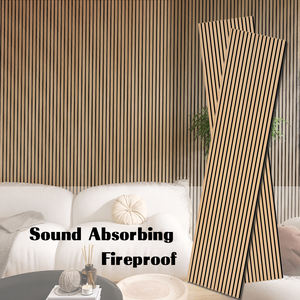 Paneles de Pared de Madera Más Populares, Diseño Insonorizante, Paneles Acústicos para Decoración de Paredes de Dormitorio, Envío de Paneles Acústicos - Product Image 4