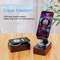 Nouveau support de téléphone portable avec haut-parleur, support de bureau réglable pour tablette, support portable pour haut-parleur sans fil
