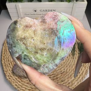 Cœur en sphalerite Aura en gros pour la Saint-Valentin, produit de guérison spirituelle Feng Shui vintage à prix abordable - Product Image 1