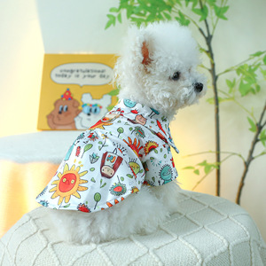 Ropa para perros y gatos Pet Circle, camisa floral colorida fina de Primavera/Verano, camisa de burbujas colorida para perros de raza pequeña y mediana - Product Image 6