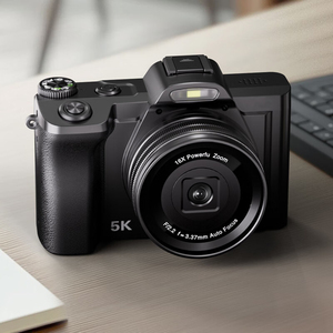 48mp Độ phân giải cao Mirrorless máy ảnh kỹ thuật số với 5K điện ảnh <span class=keywords><strong>Video</strong></span> Tự động lấy nét DSLR phong cách ống kính phía trước Retro xây dựng đèn flash - Product Image 1