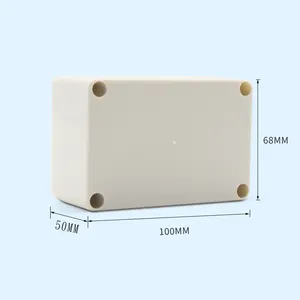 Caixa de plástico IP65 para dispositivos eletrônicos, caixa de plástico ABS para uso externo industrial pequeno com preço de fábrica OEM