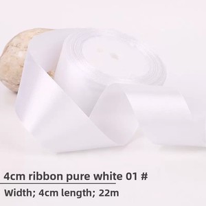 Pita Satin Gulung 25 Yard untuk Kemasan Hadiah Festival 4CM - Product Image 6