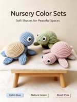Peluche tortue au crochet faite à la main, en fil de coton doux, amigurumi, poupée animal marin, couleurs personnalisées disponibles, toutes saisons, OEM/ODM