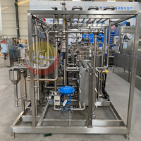 Pasteurisateur à plaques continu automatique à commande PLC, 1 tonne par heure, pour vin, vinaigre et aliments liquides