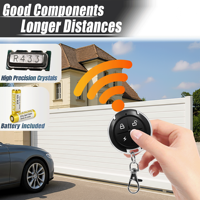 Vente en gros d'accessoires de porte de garage sans fil de haute qualité universels 433mhz avec télécommande