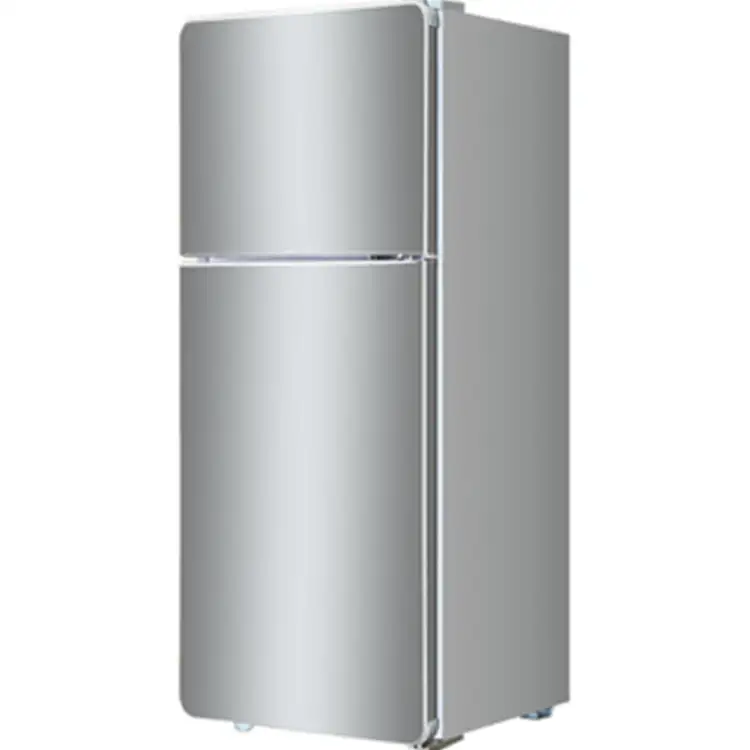 Vendita frigorifero domestico moderno in argento a doppia porta tipo Pcm rivestito in colore
