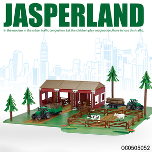 Jouets de <span class=keywords><strong>ferme</strong></span> Montessori pour enfants <span class=keywords><strong>avec</strong></span> <span class=keywords><strong>tracteur</strong></span> en plastique <span class=keywords><strong>et</strong></span> camion de <span class=keywords><strong>ferme</strong></span> - Product Image 1