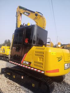 Excavadora SANY Sy75C Excavadora sobre orugas anfibia de 7,5 toneladas con motor y equipo usado a la venta a bajo precio - Product Image 3