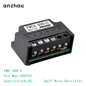 Rectificador de media onda Anzhou Pmea 400 S para freno de motor, entrada 400 VCA, salida 0.45 - Product Image 1
