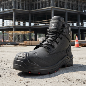Scarpe Antinfortunistiche VITOSAFE in Vera Pelle Antiscivolo, Resistenti ad Acidi e Alcali, Traspiranti per Magazzini Chimici, per Uomo, Lavori Pesanti - Product Image 1