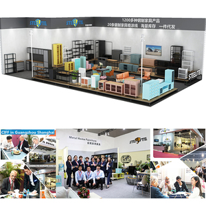 Groothandel Fabriekshuis Metalen Consoletafel Industrieel Modern Metalen Bureau Werkstation Met Zwenkwielen - Product Image 5