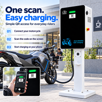 Chargeur DC à une seule prise YUNKU 20 kW avec code QR pour le partage et la location de motos électriques - Fabriqué en Chine