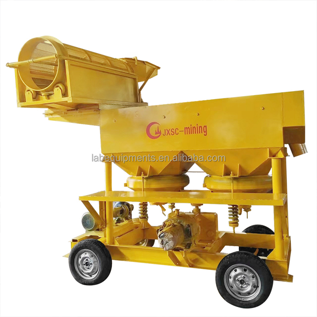 Small Scale 5tph 10tph 20tph Gold Mining Machine Mobile Diamond Washing Plant