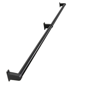 Tubería de <span class=keywords><strong>escalera</strong></span> rústica Instalación de tubería <span class=keywords><strong>Barandilla</strong></span> de mano de acero tubular y barandillas de <span class=keywords><strong>escalera</strong></span> Pasamanos negra de tubería de acero negro - Product Image 1