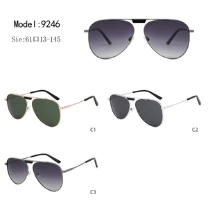 Unisex <b>Pilot</b> Sunglasses Metal Frame Green Lenses UV400 Protection Outdoor Adult - Product Image 3