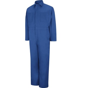 Mono DE TRABAJO personalizable de la mejor calidad para hombre, uniforme de parte superior inferior en poliéster antiestático transpirable azul sólido, precio de fábrica - Product Image 6