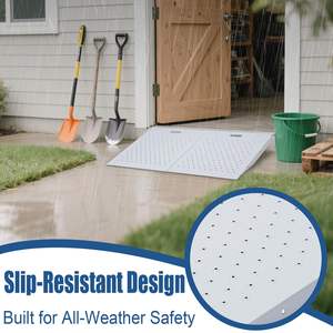 औद्योगिक ग्रेड टिकाऊ शेड रैंप 1500 एलबी क्षमता गैर-पर्ची छिद्रित शीट 12.7 लॉन मोवर्स के लिए ढलान - Product Image 5