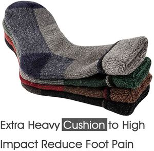 FN Men's Thermal Merino <b>Wool</b> Hiking <b>Socks</b> Breathable Athletic Running Crew Thicken Winter <b>Socks</b> - Product Image 4