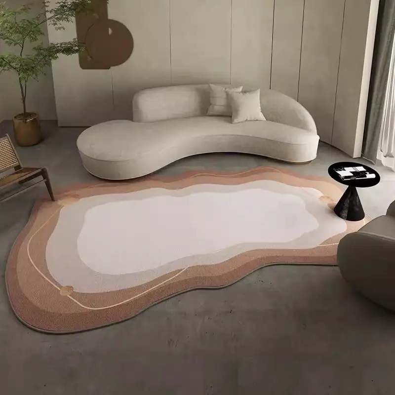 2024 Europe style hot sale soft nonslip home green carpet rugs living room printed vintage carpet
