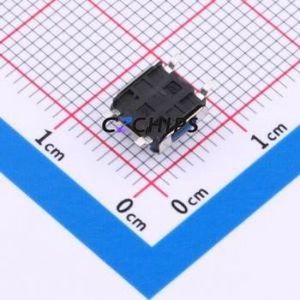 TS-1047A-A40B2-D2 Tactile Switch SMD,6.2x6.4mm Switch Single Pole Single Throw Round Button 1.8N Vertical Mount - Product Image 2