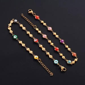 Pulsera de Acero Inoxidable con Lazo de 6mm, Cadena de Mano para Mujer, Bañada en Oro, Joyería Metálica, Regalo - Product Image 3