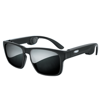 Nouvelles lunettes de soleil intelligentes à la mode casque sans fil haut-parleurs intégrés lunettes de soleil à conduction osseuse intelligentes pour l'aide-audition