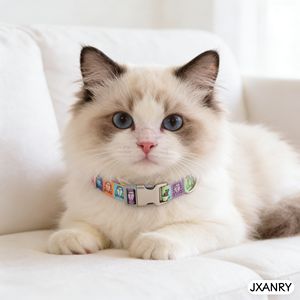 JXANRY Productos <span class=keywords><strong>para</strong></span> Mascotas - Correa de Pecho <span class=keywords><strong>para</strong></span> Perro con Bordado por Transferencia Térmica, Collar de Nailon con Cierre de Hebilla <span class=keywords><strong>para</strong></span> Pasear <span class=keywords><strong>Perros</strong></span> - Product Image 1