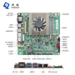 เมนบอร์ดอุตสาหกรรมรุ่นใหม่ CPU I7 1195G7 2 DDR4 WIFI 5G HD LVDS EDP LAN 6 COM Win10/Linux Mini ITX เมนบอร์ด Mini ITX - Product Image 2