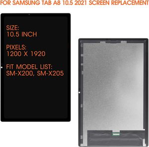 Reemplazo de Pantalla para <span class=keywords><strong>Samsung</strong></span> <span class=keywords><strong>Galaxy</strong></span> Tab A8 10.5 (2021), Pantalla LCD <span class=keywords><strong>SM</strong></span>-X200 <span class=keywords><strong>SM</strong></span>-<span class=keywords><strong>X205</strong></span>, Digitalizador de Pantalla Táctil, Ensamblaje Completo - Product Image 4