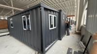 Maison conteneur préfabriquée durable, extensible, pliable et mobile, à panneaux sandwich, pour usage urbain multifonctionnel, personnalisable