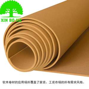 Panel de Exhibición de Corcho, Grosor de 1-12 mm, Diseño Rectangular Moderno para Uso en Oficina, Panel para Colgar Muebles - Product Image 4